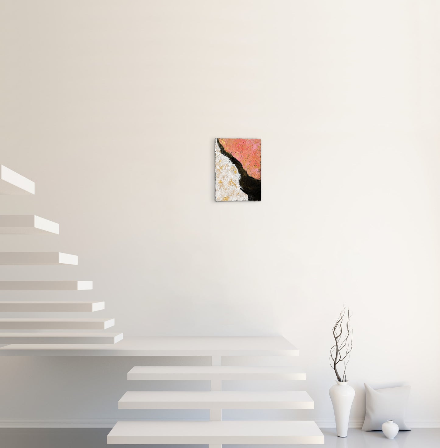 【Shopify限定】F4 抽象画 アクリル画 「琳」 | Rin – Abstract Acrylic Painting Inspired by Ogata Kōrin