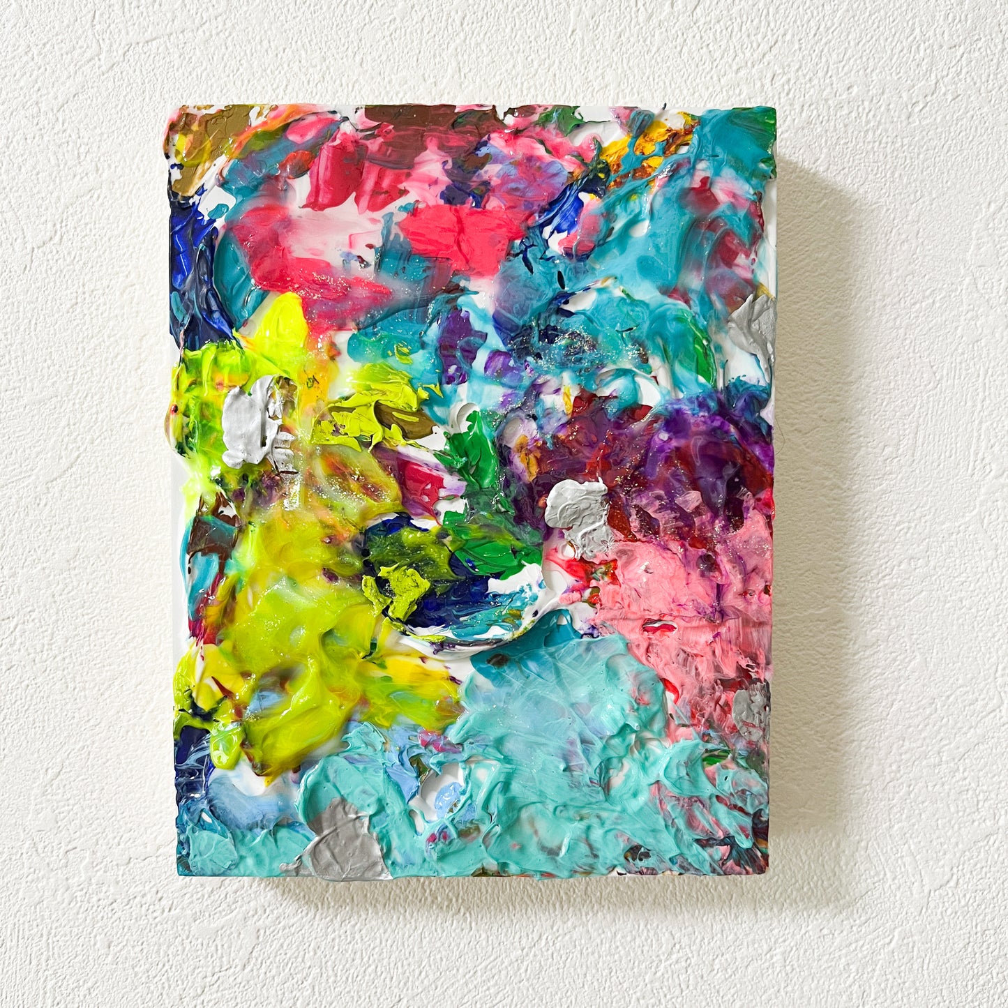 【Shopify限定】0号 ぬる ジェリー抽象画 【ハイライン】|【Small Canvas】Nuru Gel Textured Abstract Painting Acrylic Painting (Highline Series)
