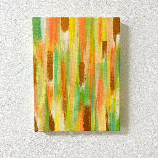 0号 ミニキャンバスアート 黄色 | Colorful Mini Canvas Art – Yellow