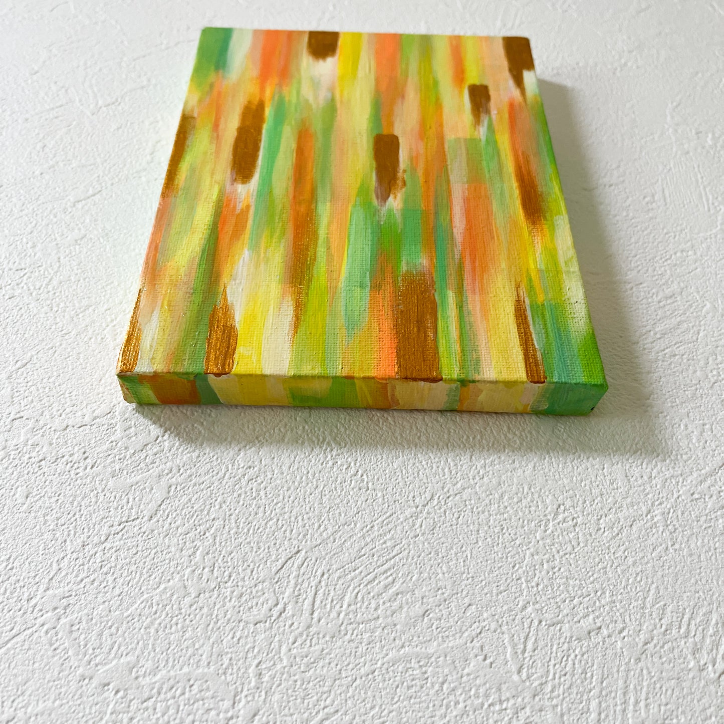 0号 ミニキャンバスアート 黄色 | Colorful Mini Canvas Art – Yellow