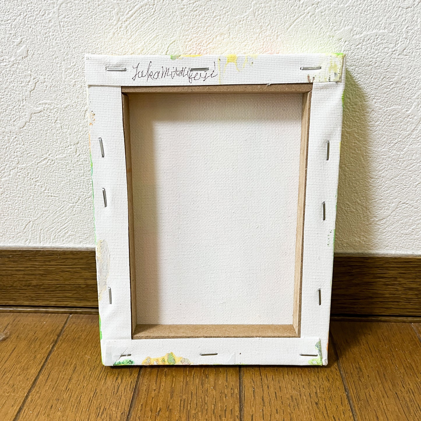 0号 ミニキャンバスアート 黄色 | Colorful Mini Canvas Art – Yellow