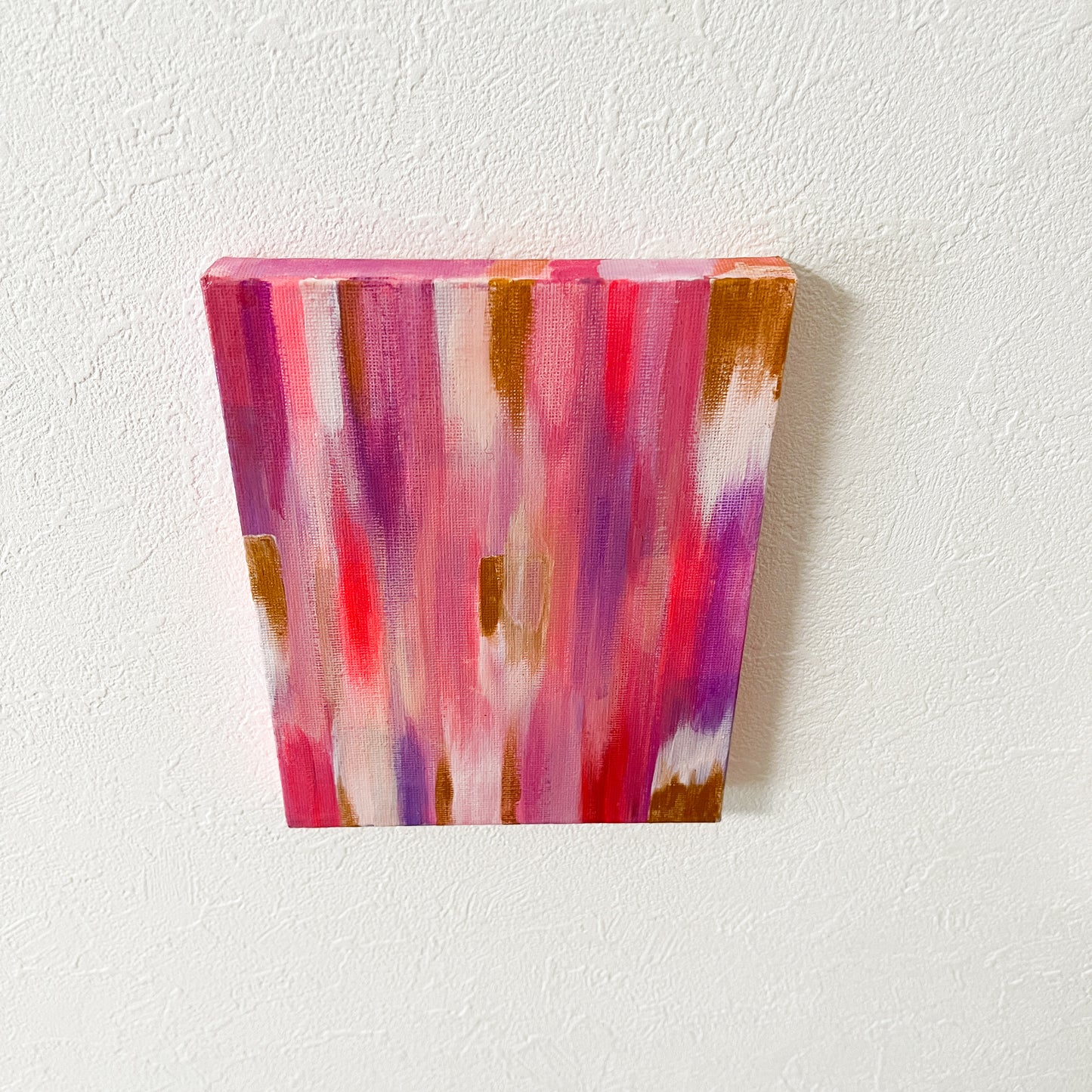 0号 カラフルミニキャンバスアート ピンク | Colorful Mini Canvas Art – Pink