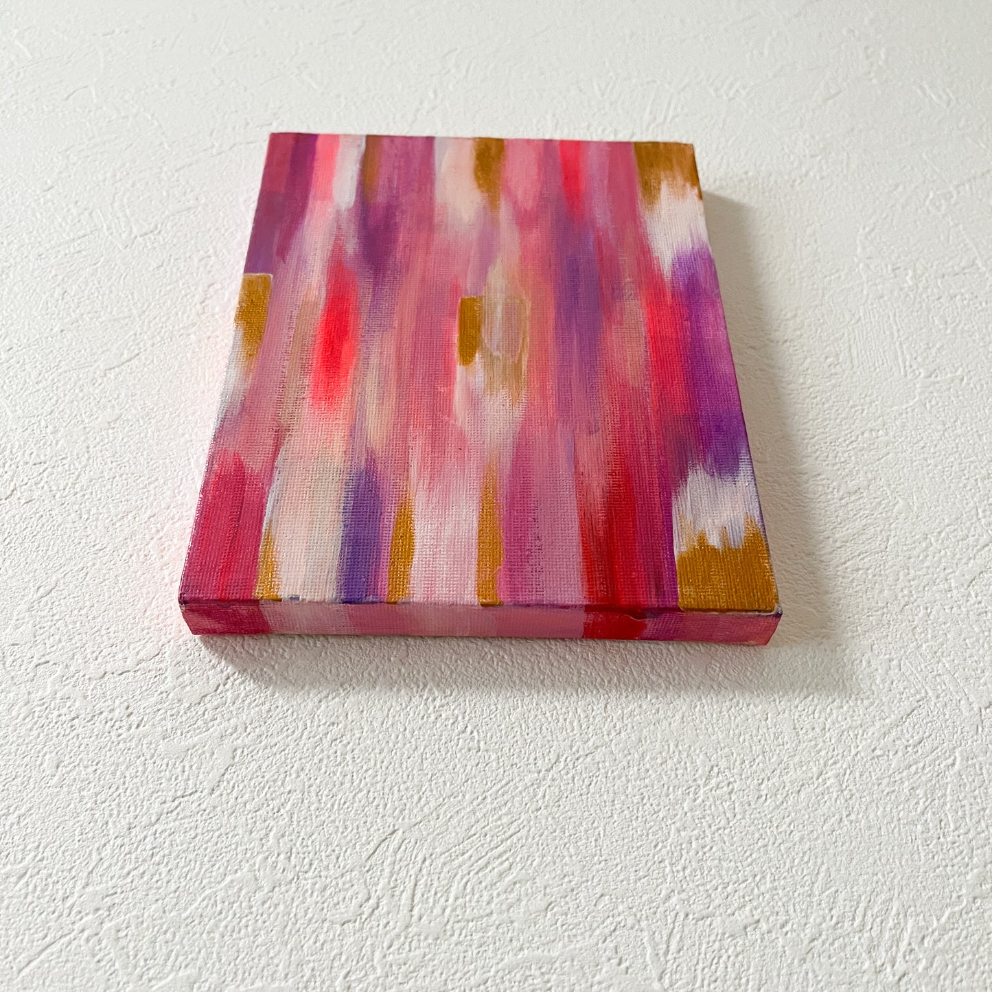 0号 カラフルミニキャンバスアート ピンク | Colorful Mini Canvas Art – Pink