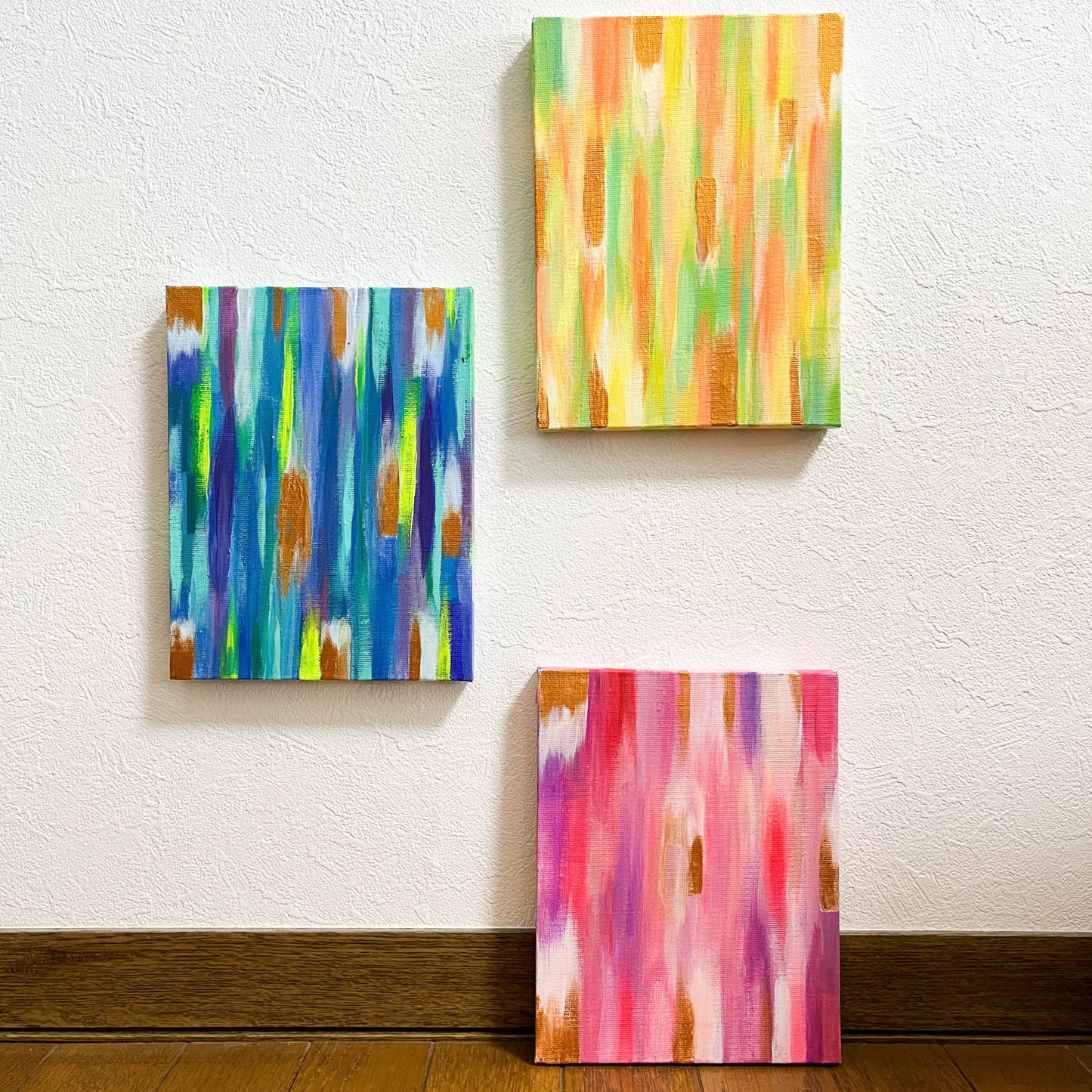 0号 カラフルミニキャンバスアート ピンク | Colorful Mini Canvas Art – Pink