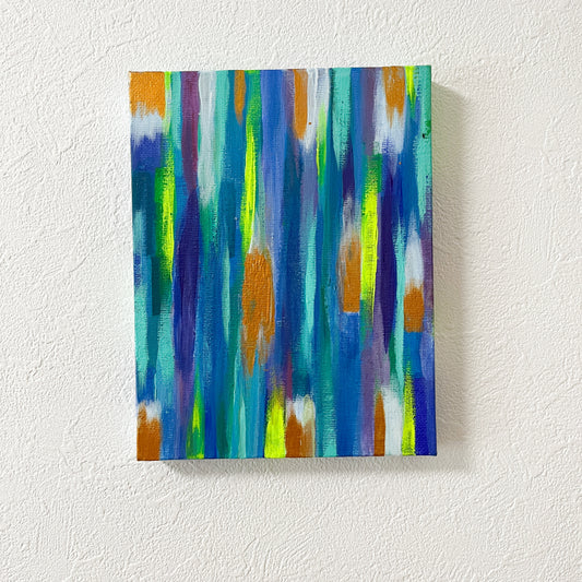 0号 カラフルミニキャンバスアート ブルー | Colorful Mini Canvas Art – Blue