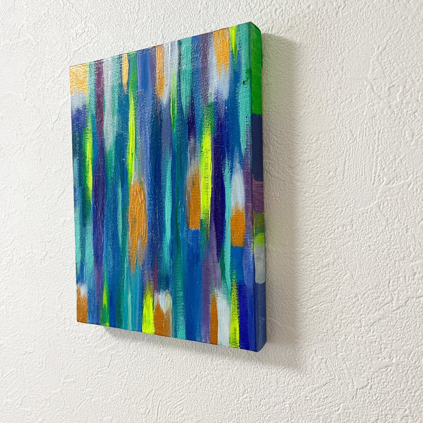 0号 カラフルミニキャンバスアート ブルー | Colorful Mini Canvas Art – Blue