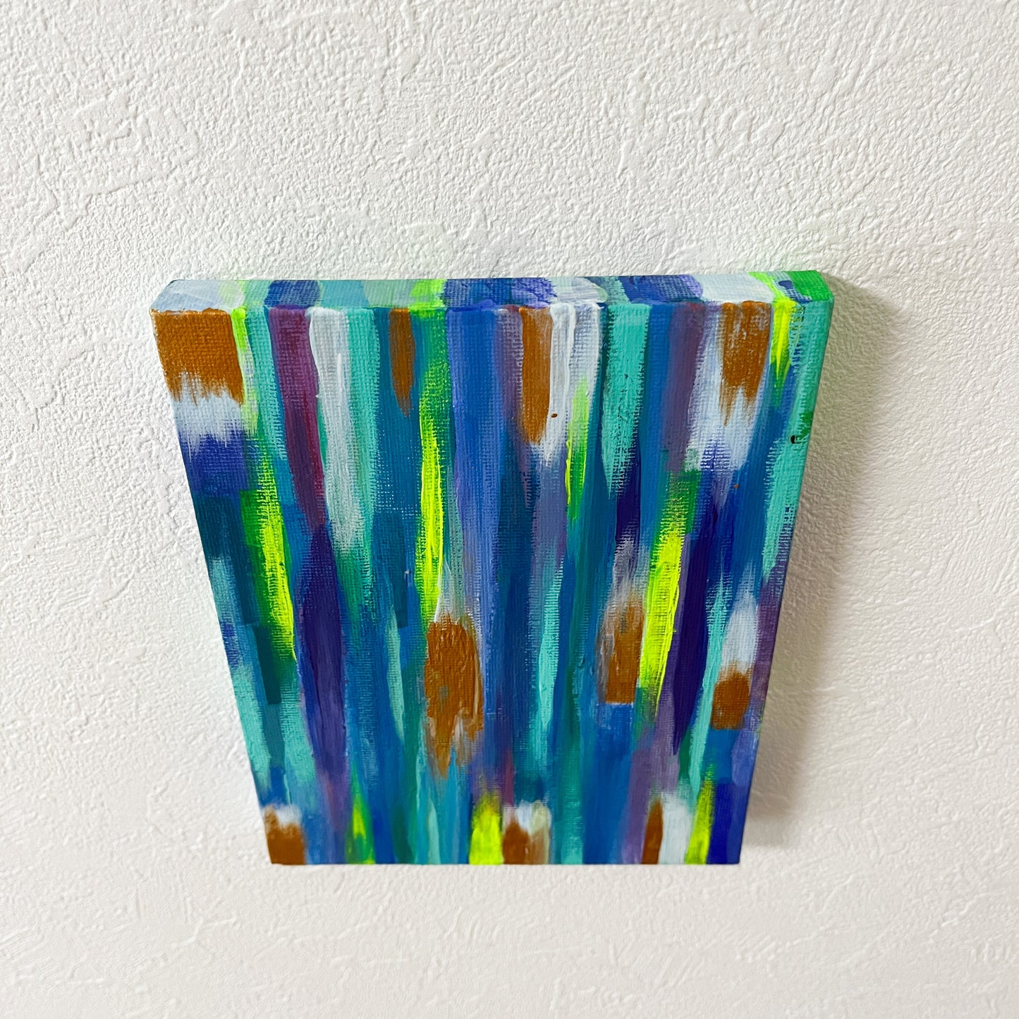0号 カラフルミニキャンバスアート ブルー | Colorful Mini Canvas Art – Blue