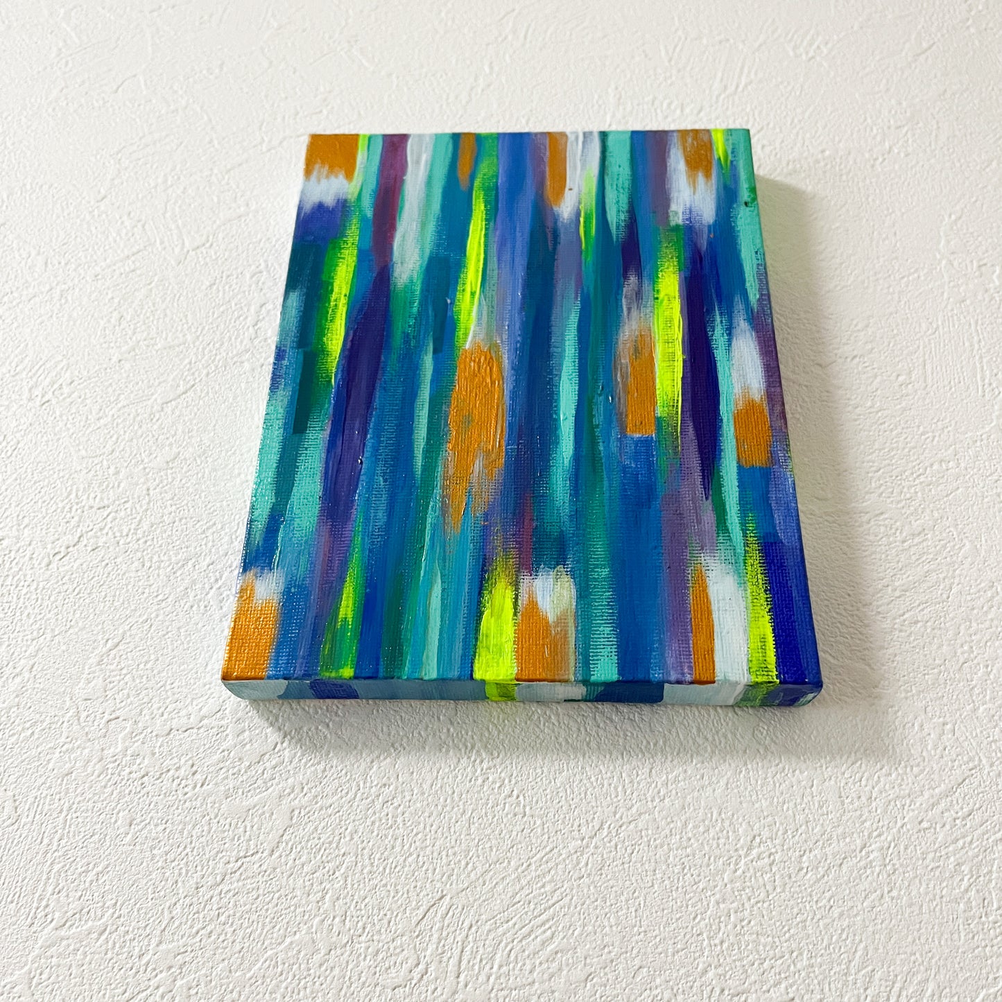 0号 カラフルミニキャンバスアート ブルー | Colorful Mini Canvas Art – Blue