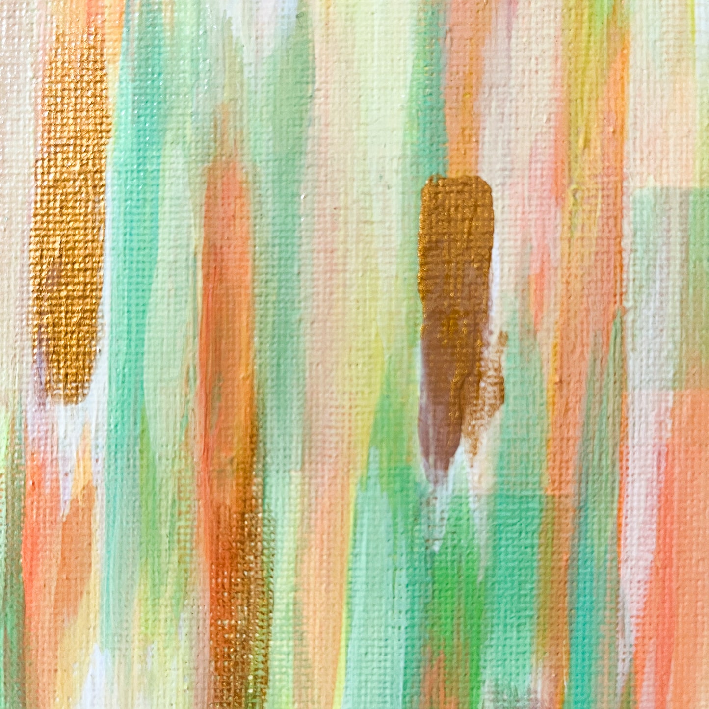 0号 ミニキャンバスアート 黄色 | Colorful Mini Canvas Art – Yellow