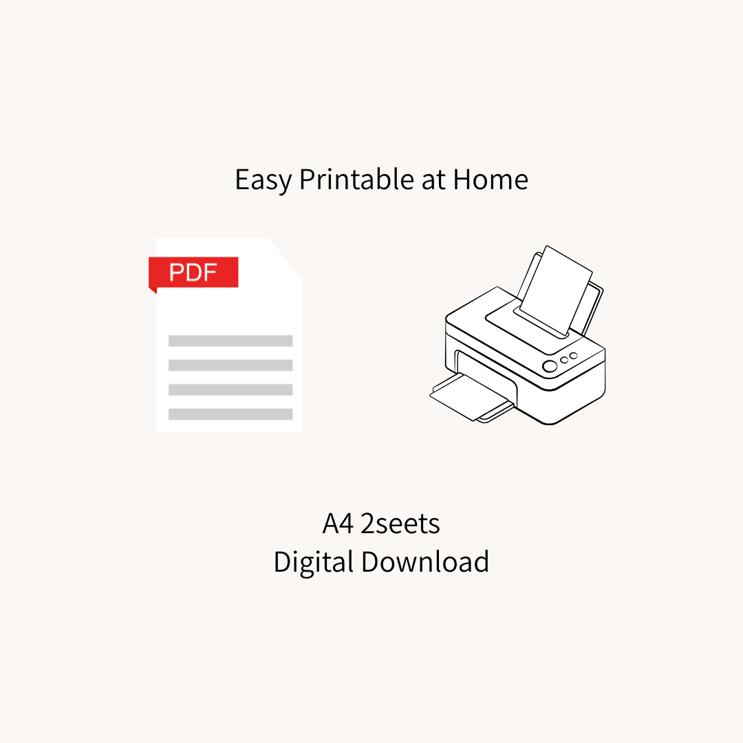 Digital Download "A European Streetscape" Downloadable Reproduction (A4 Print / High Resolution PNG / 2 Pages)