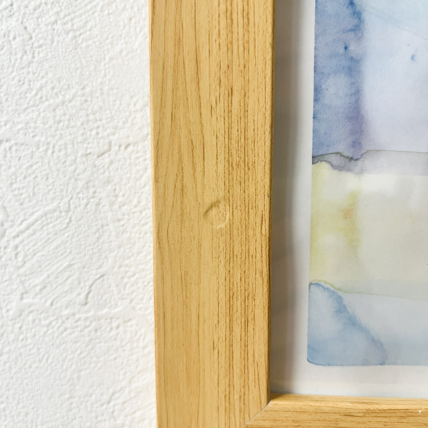 "Dream Fragments" #01 Watercolor Abstract Painting A4 Size Kent Paper Framed