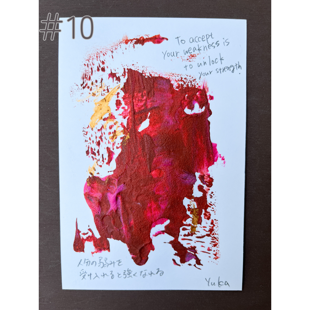 【チャリティ企画】手描きアファメーションカード｜Handmade Affirmation Cards | Charity Donation [Free Shipping]