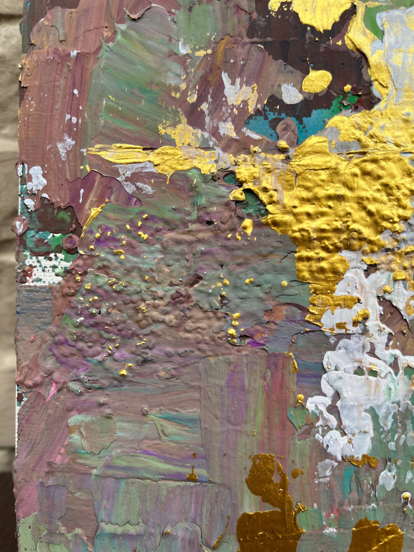 P4 抽象画 アクリル画 「森羅万象」【ハイライン】| Shinrabanshou – Abstract Acrylic Painting [Highline]