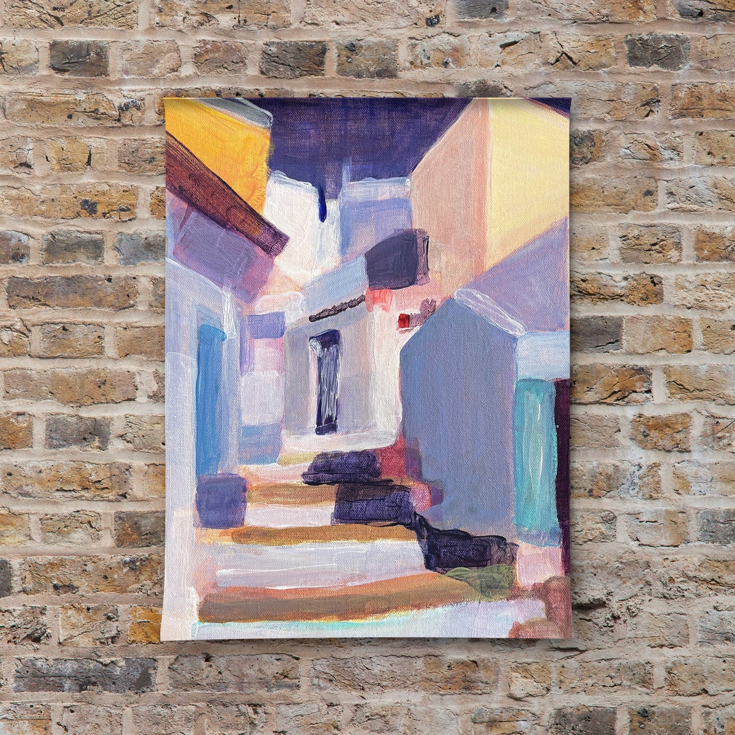 Digital Download "A European Streetscape" Downloadable Reproduction (A4 Print / High Resolution PNG / 2 Pages)