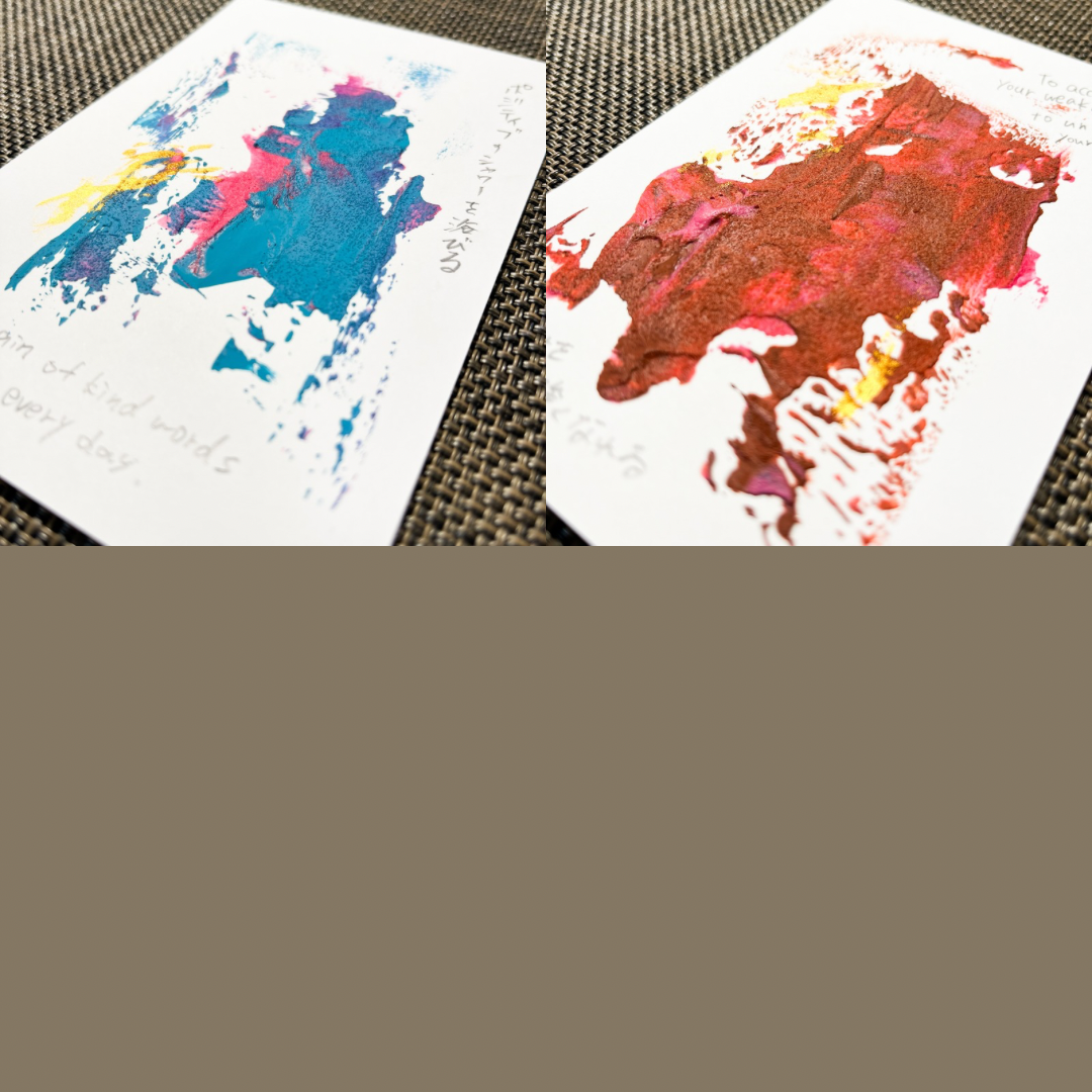 【チャリティ企画】手描きアファメーションカード｜Handmade Affirmation Cards | Charity Donation [Free Shipping]