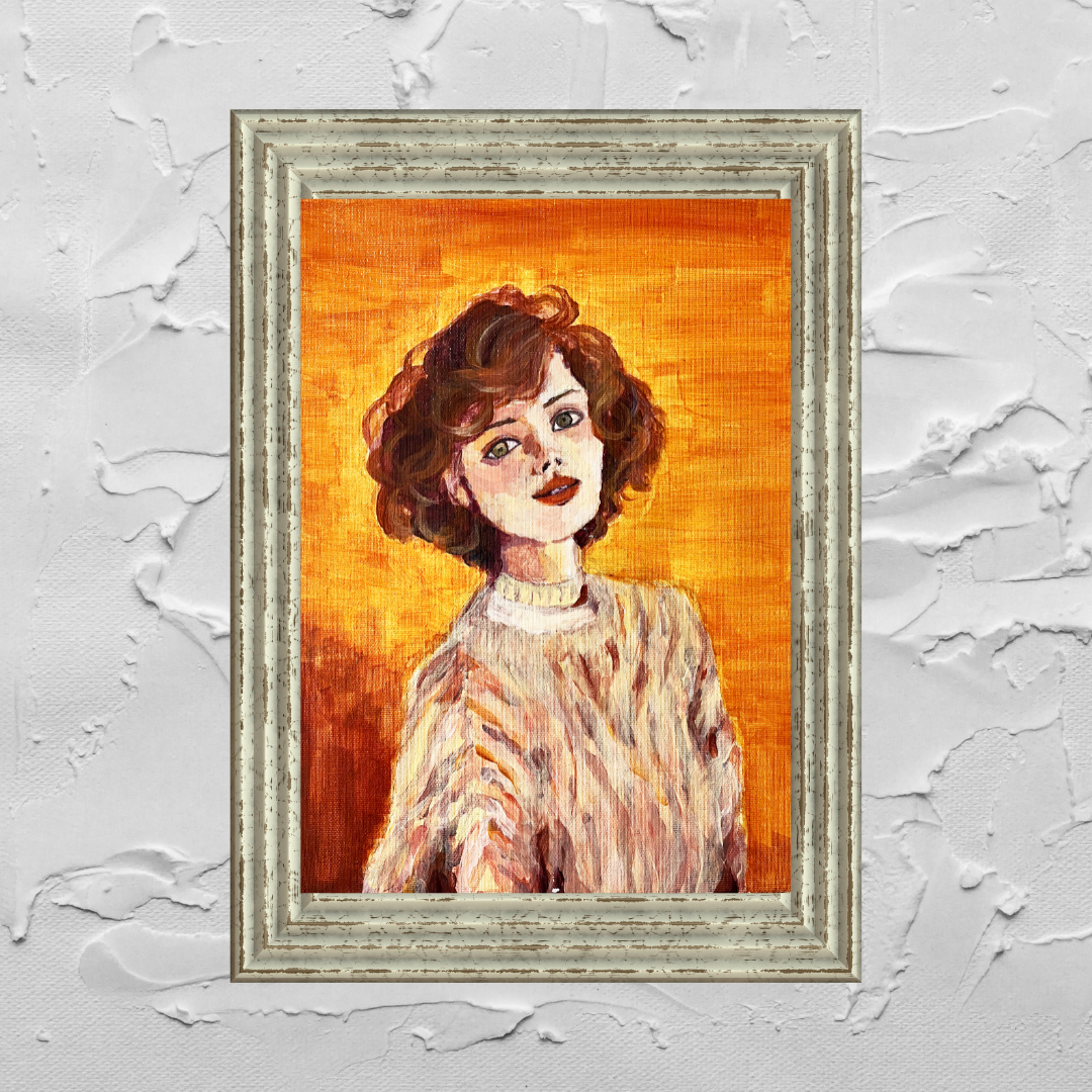 Digital Download "Portrait of a Woman" Reproduction (A4 size print / high resolution PNG / 1 sheet)