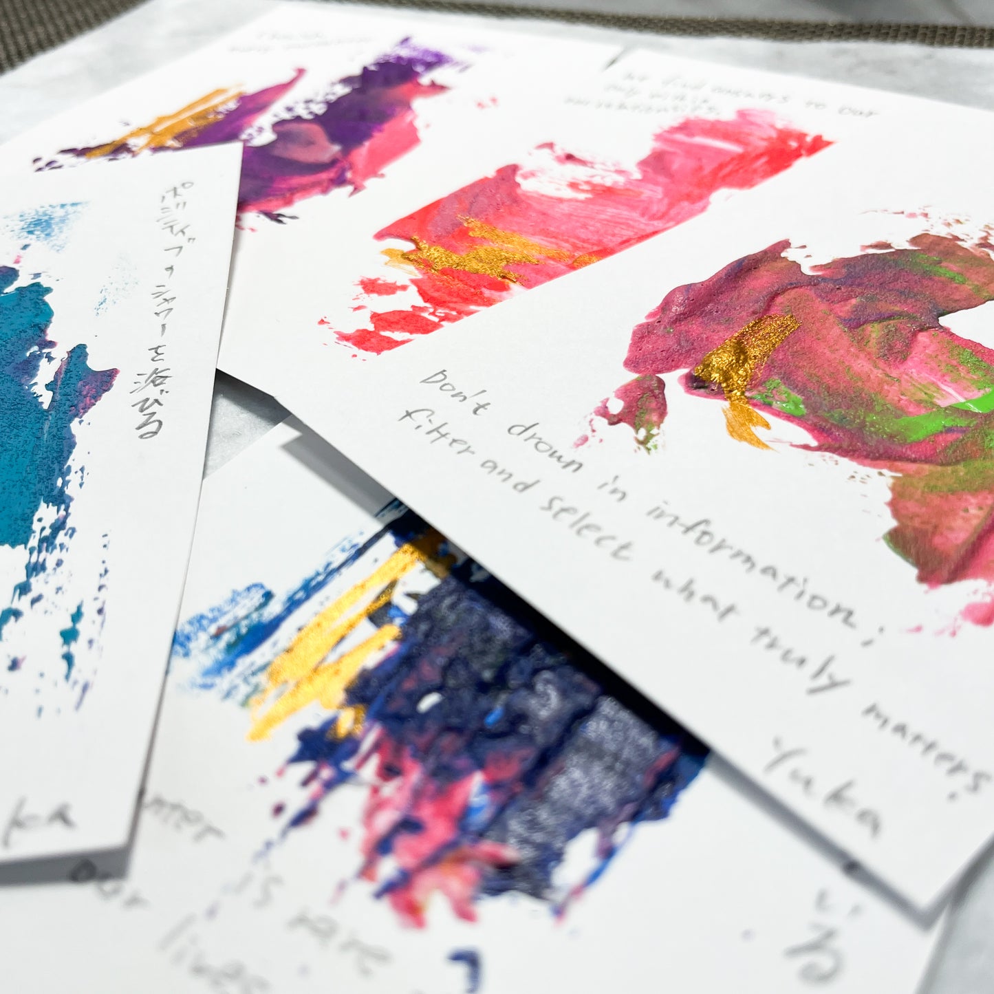 【チャリティ企画】手描きポストカード｜Handmade Message Cards | Charity Donation [Free Shipping]