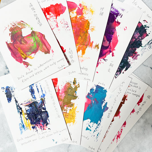 【チャリティ企画】手描きポストカード｜Handmade Message Cards | Charity Donation [Free Shipping]