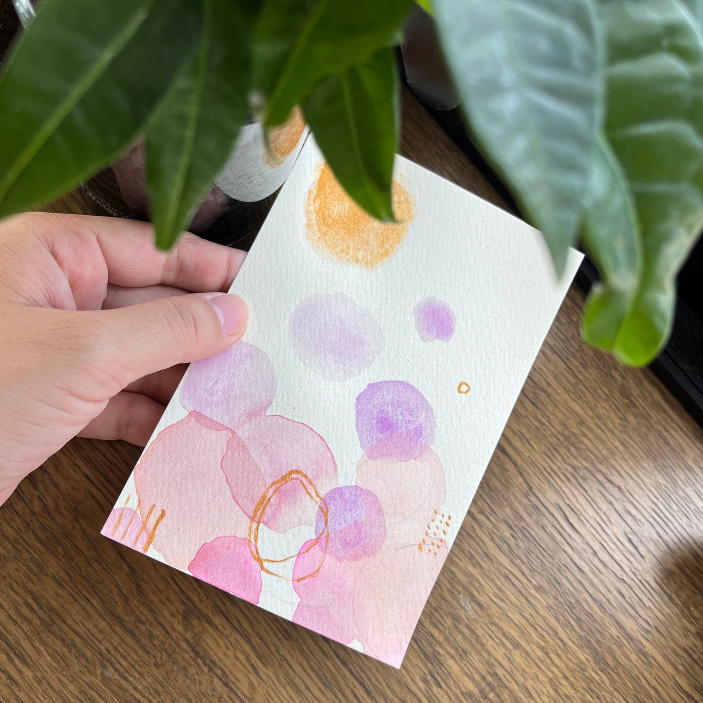 境界との対話 02 ポストカード 4枚セット｜Abstract Watercolor Set (4 pcs) [Free Shipping]