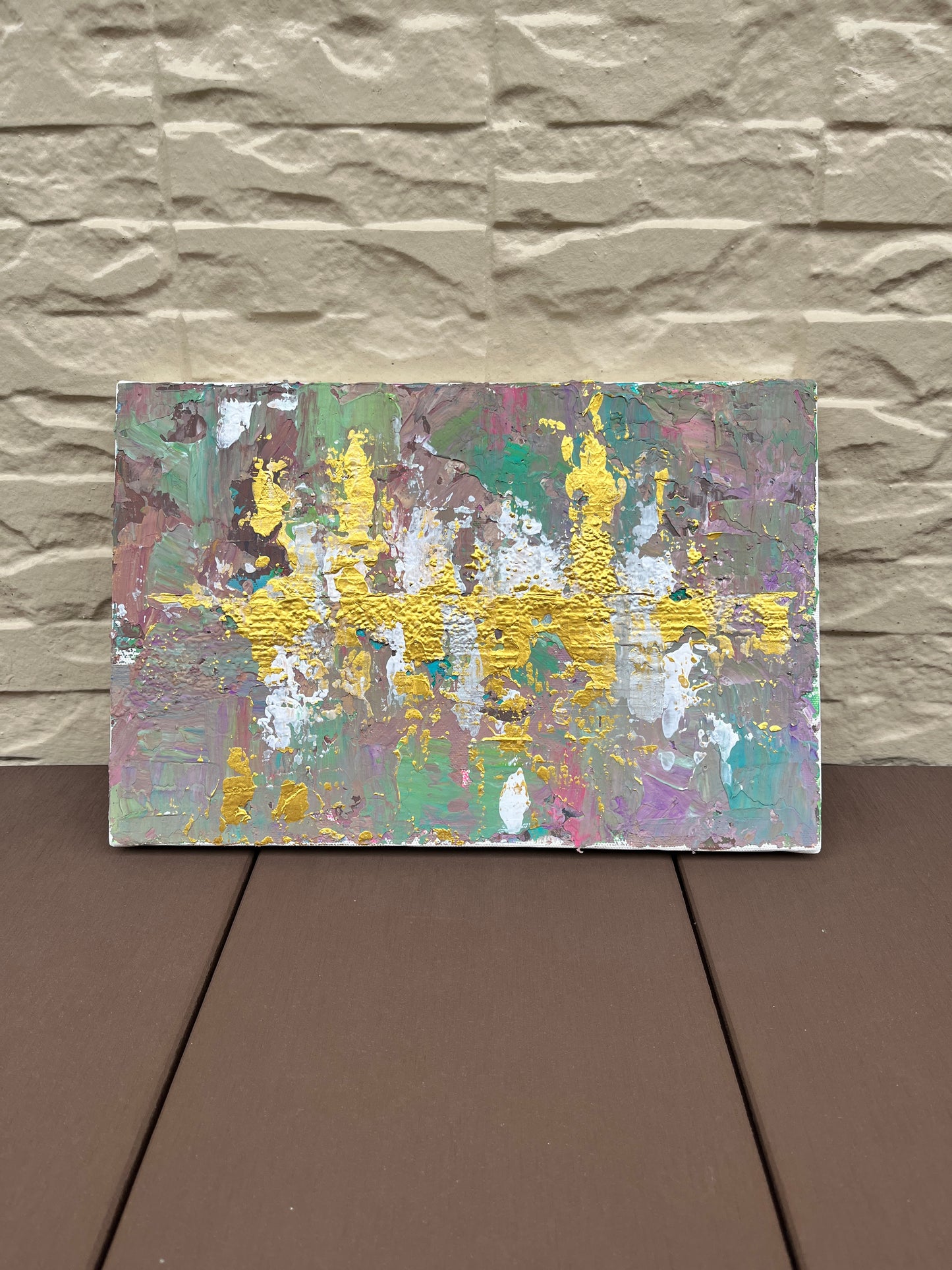 P4 抽象画 アクリル画 「森羅万象」【ハイライン】| Shinrabanshou – Abstract Acrylic Painting [Highline]