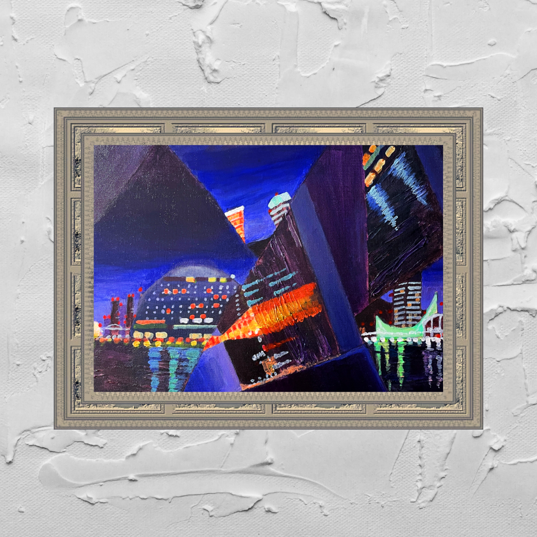 ミツフジユカ（光藤有佳）｜印刷した本作品 「凪」のディスプレイサンプル / Yuka Mitsufuji | Display sample of the printed artwork