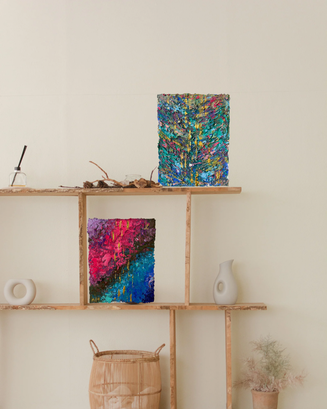 [Shopify Exclusive] Size 0 "Play" Acrylic Abstract Painting Texture Art [High Line]