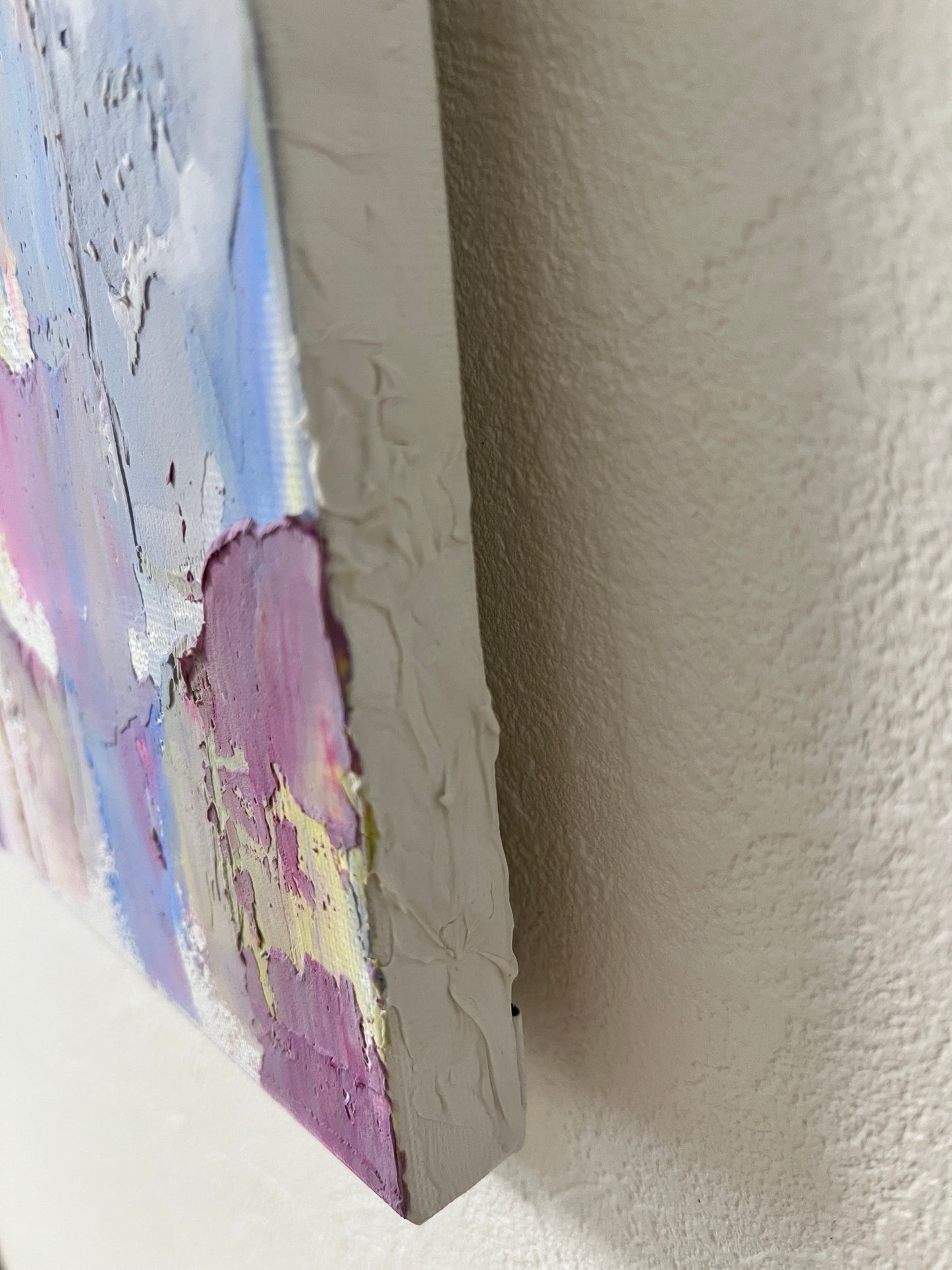 「夢の中で」抽象画 テクスチャーアート F6