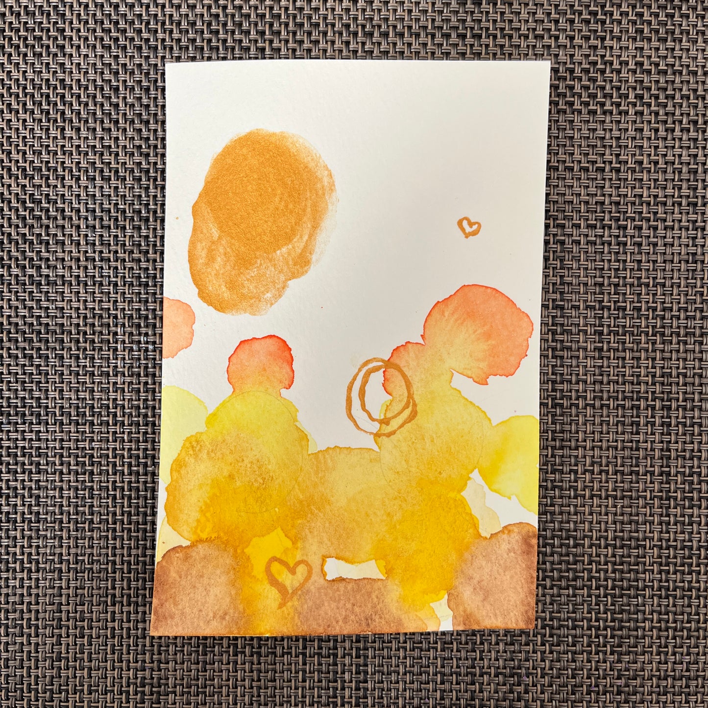 境界との対話 02 ポストカード 4枚セット｜Abstract Watercolor Set (4 pcs) [Free Shipping]