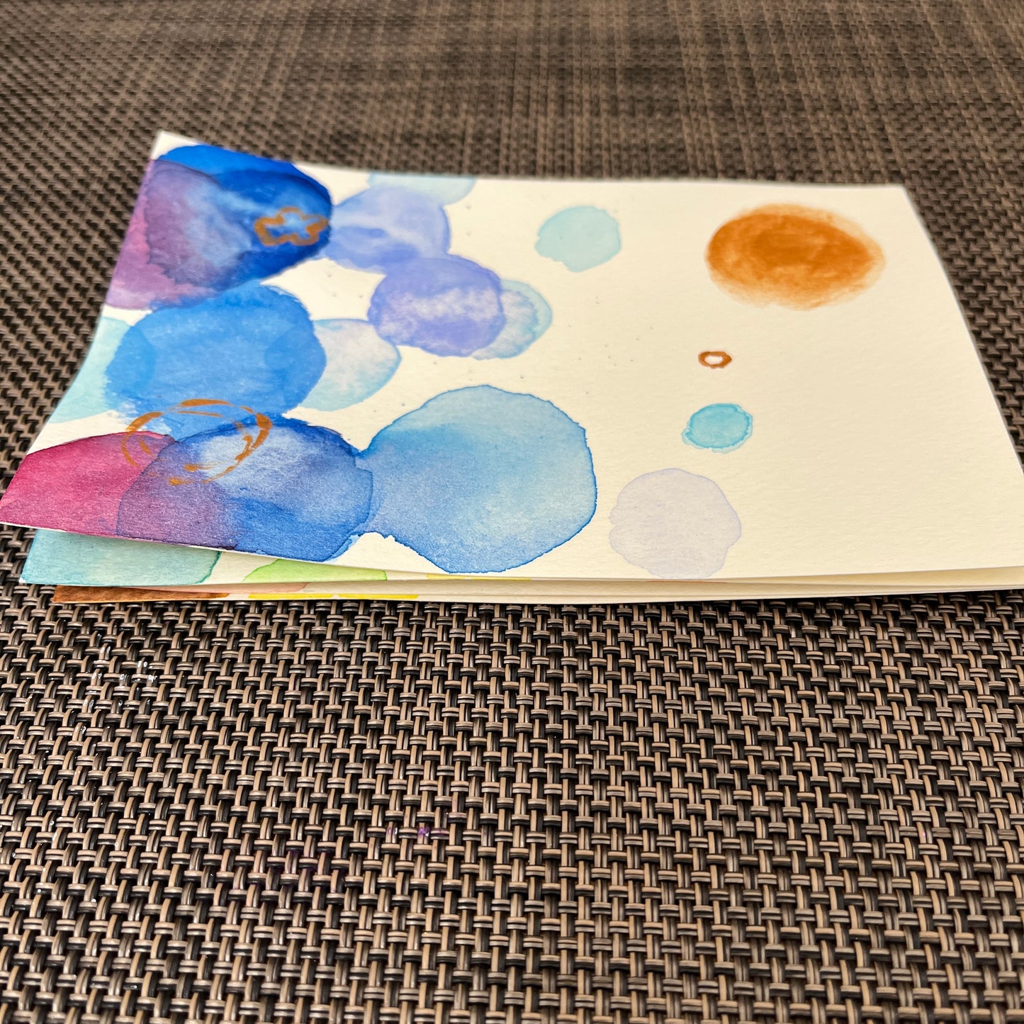 境界との対話 02 ポストカード 4枚セット｜Abstract Watercolor Set (4 pcs) [Free Shipping]