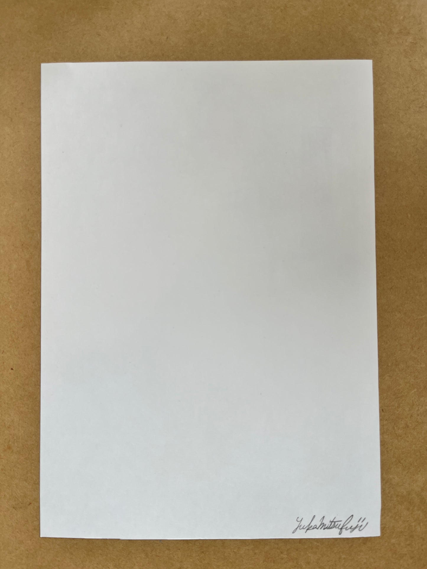 「夢の色片」#02 水彩 パステル A4サイズ ケント紙 額装済み