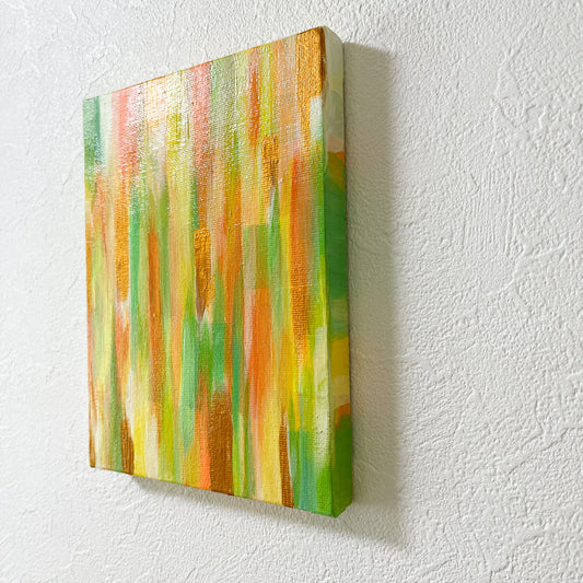 0号 ミニキャンバスアート 黄色 | Colorful Mini Canvas Art – Yellow