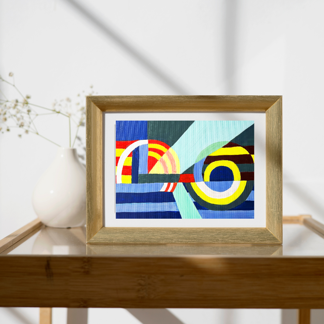 ミツフジユカ（光藤有佳）｜印刷した本作品「時」のディスプレイサンプル / Yuka Mitsufuji | Display sample of the printed artwork