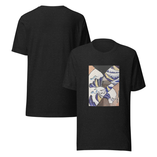 【受注生産】キュビズム浮世絵Tシャツ | Cubist Ukiyo-e T-Shirt (Unisex)